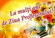 Mesaj de felicitare cu ocazia ,,Zilei lucrătorului din Învățământ”.