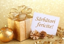 FELICITARE cu prilejul sărbătorilor de iarnă!