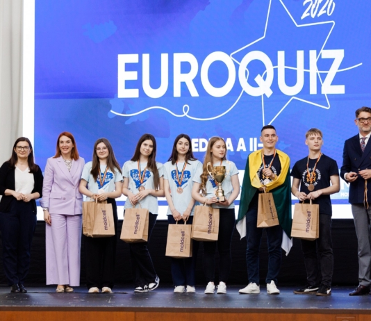 Elevii Liceului Teoretic „Dimitrie Cantemir” – Echipa Terravera – au obținut locul III la EuroQuiz Moldova 2026