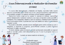 Mesaj de felicitare al domnului Pavel CULICOVSCHI, președintele raionului, cu prilejul Zilei Internaționale a Medicilor de Familie