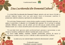 Mesaj de felicitare al dlui Pavel CULICOVSCHI, președintele raionului, cu prilejul Zilei Lucrătorului din Domeniul Culturii