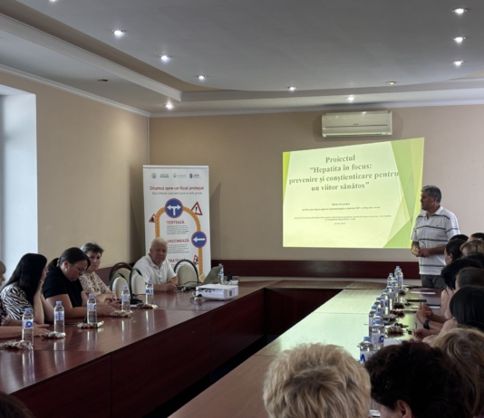 „Hepatita în focus: prevenire și conștientizare pentru un viitor sănătos” – seminar de informare desfășurat la Consiliul Raional Cantemir