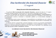 Mesaj de felicitare al domnului Pavel CULICOVSCHI, președintele raionului, cu prilejul Zilei Financiarului