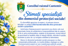 Felicitarea dlui Pavel CULICOVSCHI, președintele raionului, cu prilejul Zilei lucrătorului din sfera protecției sociale a populației